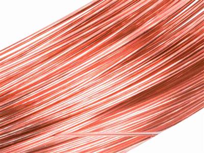 Hilo Redondo De Oro Rosa De 18 Quilates 4n+ Recocido, 1,00 mm - Imagen Estandar - 1