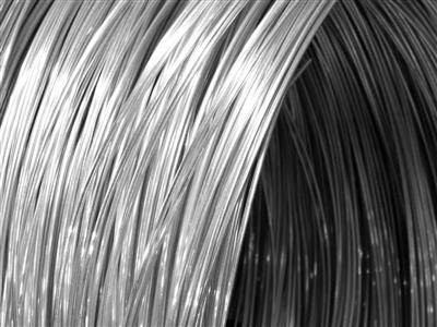 Alambre Redondo De Oro Gris De 18 Quilates Pd 12 Recocido, 0,50 mm - Imagen Estandar - 1