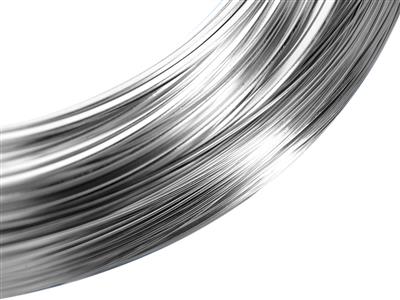 Hilo Redondo De Oro Gris De 18 Quilates Pd 12 Recocido, 0,80 mm - Imagen Estandar - 2