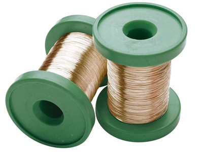 Hilo Redondo De Oro Amarillo De 18quilates 3n, 0,20 MM