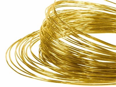 Alambre Redondo De Oro Amarillo 3nrecocido De 18 Quilates, 0,60 mm - Imagen Estandar - 2