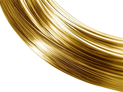Alambre Redondo Recocido De Oroamarillo 3n De 18 K, 1,00mm