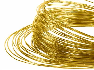 Alambre Redondo Recocido De Oro Amarillo 3n De 18 K, 1,00 mm - Imagen Estandar - 2