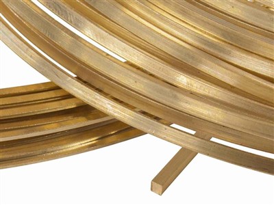 Alambre Cuadrado Oro Amarillo 18k 3n Recocido, 3,00 MM