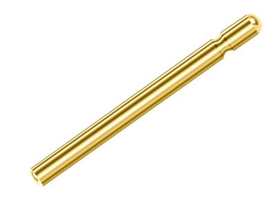 Poste Único Para Cierre Belga 9,5 X0,8 mm, Oro Amarillo De 9k. Ref. 0 7400-10, Pieza 100% Oro Reciclado - Imagen Estandar - 3