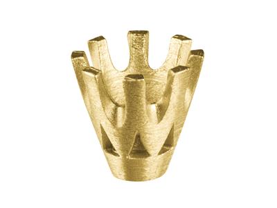 Engaste De 8 Puntas Para Piedra Redonda De 5 mm, Oro Amarillo De 18k. Ref. 2020 - Imagen Estandar - 1