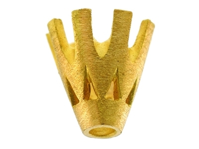 Engaste De 8 Puntas Para Piedra Redonda De 5 mm, Oro Amarillo De 18k. Ref. 2020 - Imagen Estandar - 2