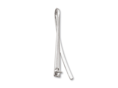 Colgante Pasador Para Perla De 7a 10mm, Oro Blanco De 18k. Ref. Pe114