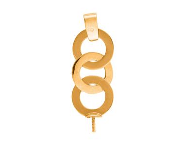 Colgante Para Perla De 8 a 9 mm, Oro Amarillo De 18k. Ref. Pe104 - Imagen Estandar - 2