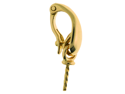 Engaste De Clip Para Perla De 5 a 9 mm, Oro Amarillo De 18k. Ref. Pec044 - Imagen Estandar - 1