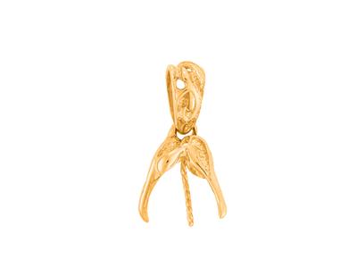 Colgante Clip Para Perla De 9 a 10mm, Oro Amarillo De 18k. Ref. Pec049 - Imagen Estandar - 2