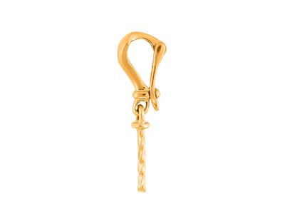 Clip Para Perlas De 6 a 12mm, Oro Amarillo De 18k. Ref. Pec052 - Imagen Estandar - 2