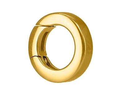 Cierre Invisible 9,90 Mm, Tubo Plano, Oro Amarillo 18k 3n - Imagen Estandar - 2