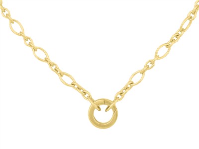 Cierre Invisible 9,90 Mm, Tubo Plano, Oro Amarillo 18k 3n - Imagen Estandar - 4