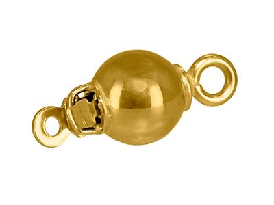 Cierre Cautivo, Bola Lisa De 6 Mm, Oro Amarillo De 18 Kt - Imagen Estandar - 2