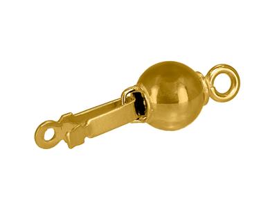 Cierre Cautivo, Bola Lisa De 6 Mm, Oro Amarillo De 18 Kt - Imagen Estandar - 3