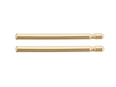 Palo Único Para Tuerca De 0,7 X 13mm, Oro Amarillo De 18k. Ref. 07402-bis, Par - Imagen Estandar - 2