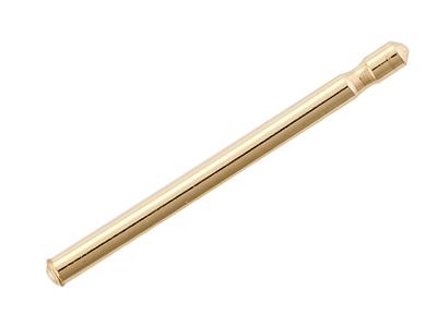 Palo Único Para Tuerca De 0,7 X 13mm, Oro Amarillo De 18k. Ref. 07402-bis, Par - Imagen Estandar - 3