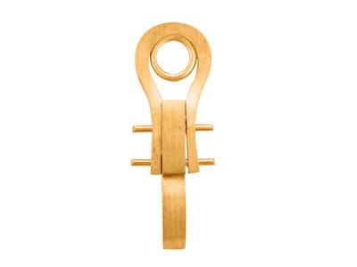 Sistema De Oreja Con Clip 16 mm, Oro Amarillo De 18 K, Ref 7329-ter, Par - Imagen Estandar - 2