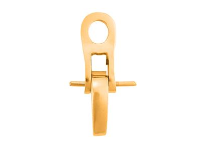 Sistema De Oreja Clip De 12 mm, Oroamarillo De 18k. Ref 7349-bis, Par - Imagen Estandar - 2