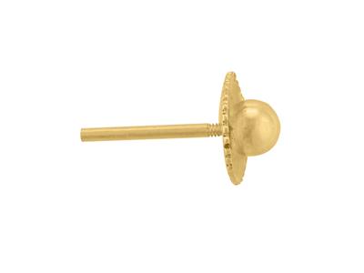 Froufrou Con Tallo 1 X 12 mm, Froufrou 8 mm, Oro Amarillo De 18k. Ref.07409-2, Por Pieza - Imagen Estandar - 1