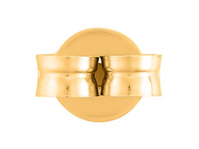 Cierre De Presión Belga Liso, Oro Amarillo 18k. Ref. 07438, Par - Imagen Estandar - 2