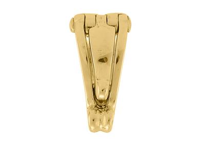 Asa De Apertura De 11 mm, Doble Seguridad Con Anilla, Oro Amarillo De 18k. Ref. 07243 - Imagen Estandar - 2
