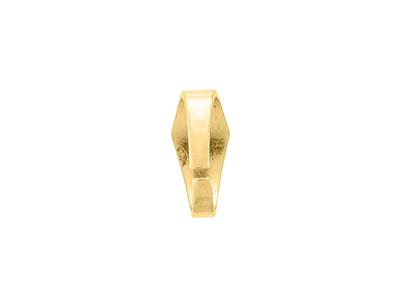 Asa Triangular Cerrada De 7,5 X 3,5mm, Oro Amarillo De 18k. Ref. 07230