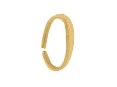 Asa Triangular Cerrada De 7,5 X 3,5 mm, Oro Amarillo De 18k. Ref. 07230 - Imagen Estandar - 2