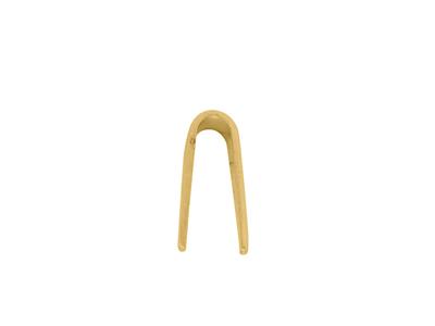 Asa Triangular De 8,5 X 2mm, Oro Amarillo De 18k. Ref. 07251-1