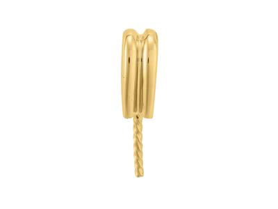 Fianza Para Perla De 8 A 9 Mm, Oro Amarillo De 18k. Ref. Be146 - Imagen Estandar - 2