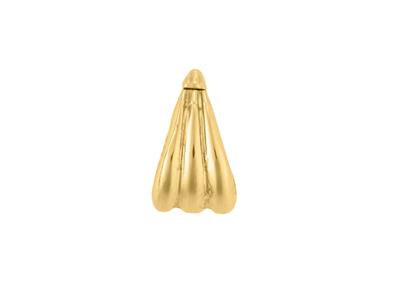 Engaste De Apertura Acanalado De 11 mm Con Anilla, Oro Amarillo De 18 K. Ref. 07246 - Imagen Estandar - 1