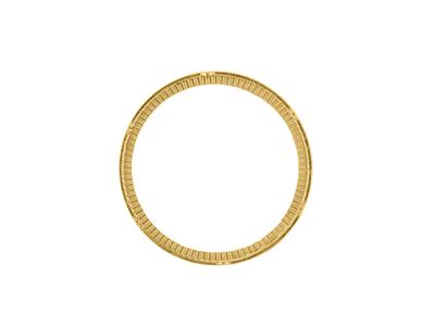 Engaste Lapidado Para Moneda De 20 Frs, Oro Amarillo De 18 Quilates. Ref. 02505