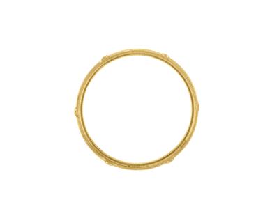 Engaste Liso Para Moneda De 10 Frs,oro Amarillo De 18 Quilates. Ref. 02510 - Imagen Estandar - 2
