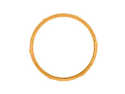 Engaste Liso Para Moneda De 20 Frs,oro Amarillo De 18 Quilates. Ref. 02511 - Imagen Estandar - 2
