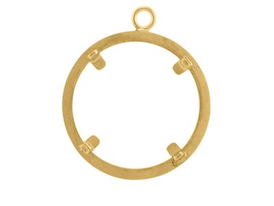 Colgante Porta Monedas De 20 Frs, 21mm, Oro Amarillo De 18 Quilates. Ref. 02328