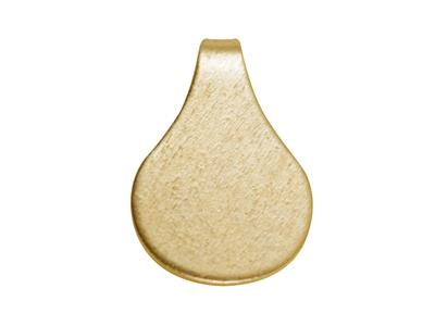 Terminal Plano De 6 Mm, Oro Amarillo De 18k. Ref. 07093 - Imagen Estandar - 2