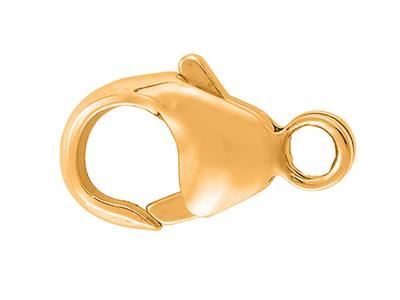 Cierre De Manilla Abombado Estampado Con Anilla Integrada 11 mm, Oro Amarillo De 18k Ref. 17196 - Imagen Estandar - 1