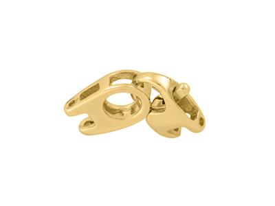 Doble Cierre De Menotte 24 X 8 mm, Oro Amarillo De 18k. Ref. 17168 Gm - Imagen Estandar - 2