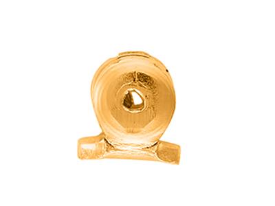 Sistema De Bisagra Pasador 3,7 Mm, Oro Amarillo 18k Ref. 07219-7