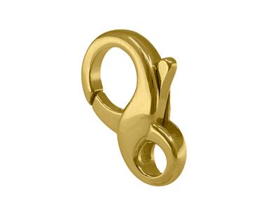 Cierre De Esposas En Forma De Ocho,15,70 mm, Oro Amarillo De 18 Quila Tes. Ref. 17068 - Imagen Estandar - 2