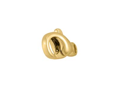 Cierre Menotte Barroco Fundido De 13 mm, Oro Amarillo De 18k. Ref. 07011-1 - Imagen Estandar - 2