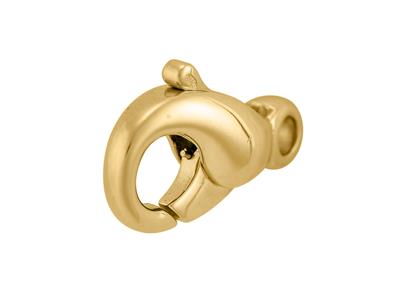 Cierre Menotte Barroco Fundido De 17 mm, Oro Amarillo De 18k. Ref. 17018 - Imagen Estandar - 2