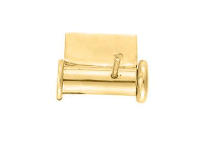 Sistema De Broche Gancho Bomba 7 mm, Oro Amarillo De 18k. Ref. 07211-2 - Imagen Estandar - 1