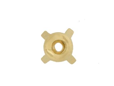 Engaste De 4 Puntas Para Piedra Redonda De 3,4 Mm, Oro Amarillo De 18k. Ref. 01292 - Imagen Estandar - 3