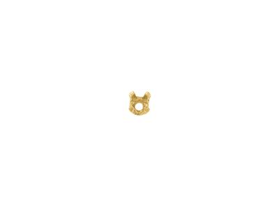 Engaste De 4 Garras Para Piedra Redonda De 2,2 Mm, Oro Amarillo De 18k. Ref. 01505 - Imagen Estandar - 2