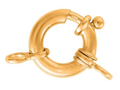 Anillo Marino Con Doble Anilla De 14mm, Oro Amarillo De 18k. Ref. 27015 - Imagen Estandar - 1