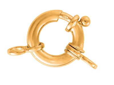 Anillo Marino Con Doble Anilla De 14mm, Oro Amarillo De 18k. Ref. 27015 - Imagen Estandar - 2