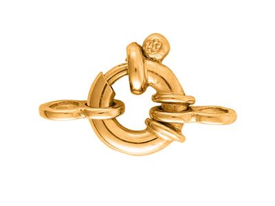 Anillo Marino Con Doble Anilla De 6 mm, Oro Amarillo De 18k. Ref. 17192 - Imagen Estandar - 1