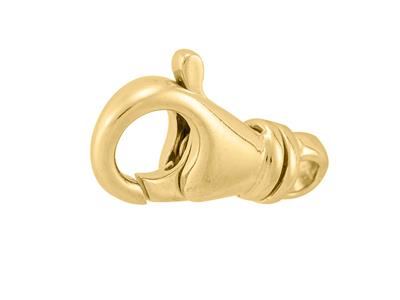 Cierre Menotte Con Anilla Giratoriade 21 mm, Oro Amarillo De 18k. Ref . 27013 - Imagen Estandar - 2